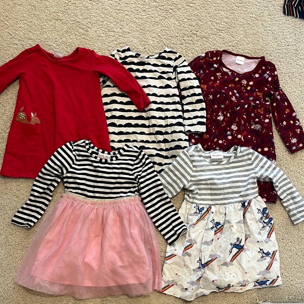 Hanna Andersson Size 3 Dress Bundle